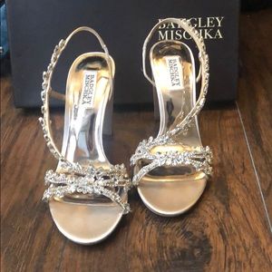 FELDA CRYSTAL EMBELLISHED STRAPPY EVENING SHOE